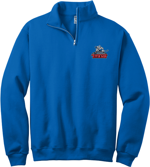 NJ Titans NuBlend 1/4-Zip Cadet Collar Sweatshirt