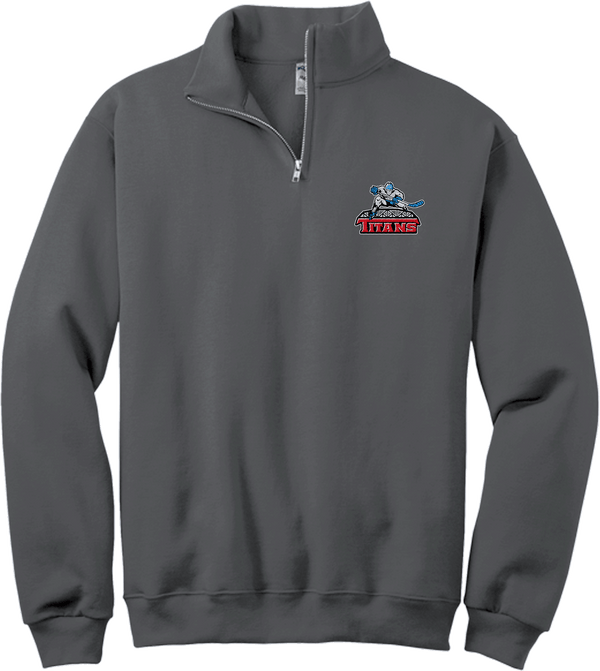 NJ Titans NuBlend 1/4-Zip Cadet Collar Sweatshirt