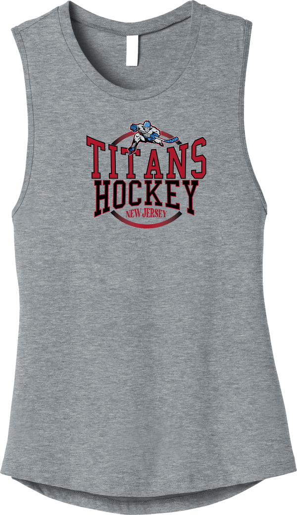 NJ Titans Womens Jersey Muscle Tank (D1137-FF)