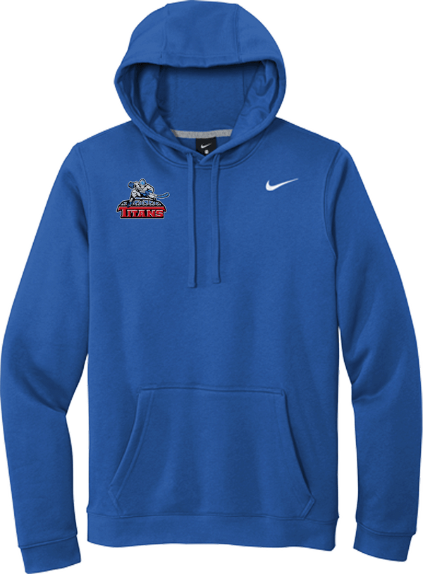 NJ Titans Nike Club Fleece Pullover Hoodie