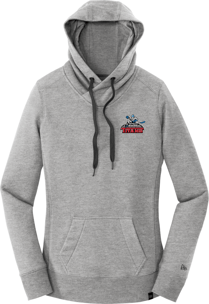 NJ Titans New Era Ladies French Terry Pullover Hoodie