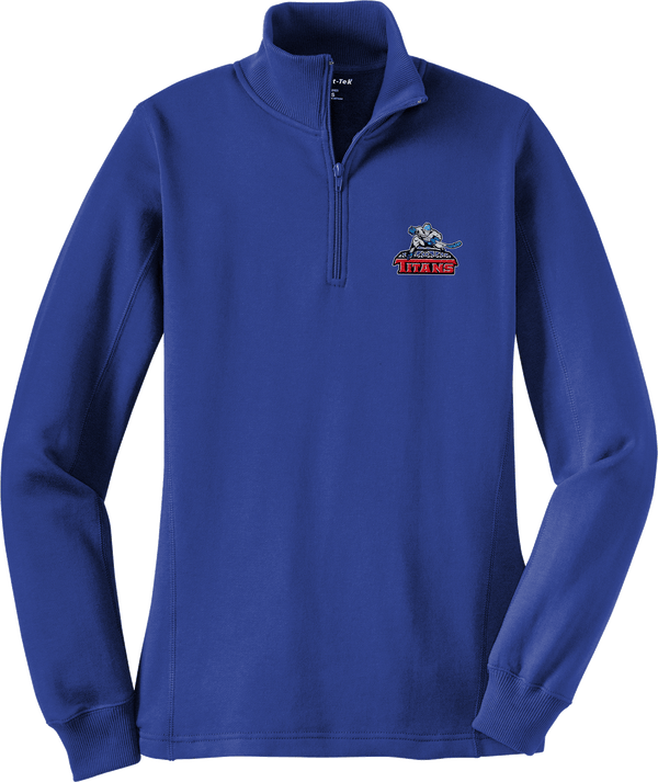 NJ Titans Ladies 1/4-Zip Sweatshirt