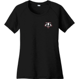 Scary Badgers Ladies PosiCharge Tri-Blend Wicking Scoop Neck Raglan Tee