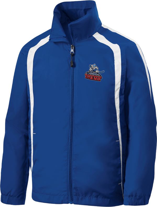 NJ Titans Youth Colorblock Raglan Jacket